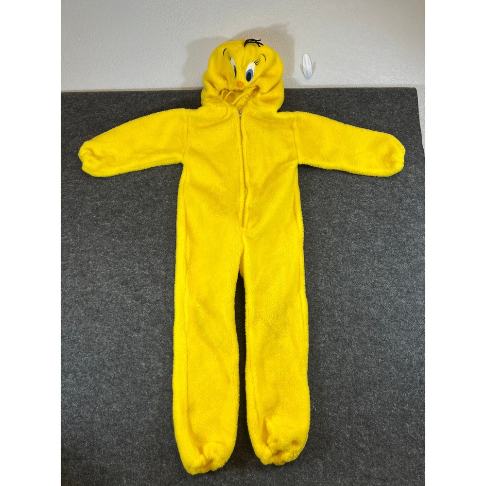 Vintage 1998 Warner Bros Tweety Bird Plush Costume Kids Medium Looney Tunes